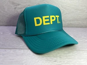 NUEVO DEPARTAMENTO DEPT TEAL AQUA HAT 5 PANEL HIGH CROWN TRUCKER SNAPBACK - Imagen 1 de 2