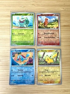 Pokemon Scarlet & Violet 151 - Costco Cosmo Foil Promo Set of 4 (SAFE SHIPPING) - Picture 1 of 2