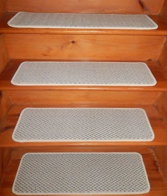   13步9英寸x30英寸+1着陆28英寸x30英寸楼梯楼梯织布羊毛 — 第 1/4 张图片