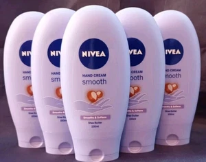 ABOXOV 5 x 100ml NIVEA Smooth & Softening Handcreme mit Sheabutter - Bild 1 von 7