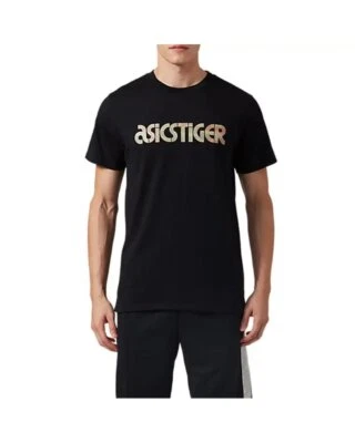 - Asics Tiger Wave SS Tee Maglia Maniche Corte Uomo, Performance Black - Immagine 1 di 4