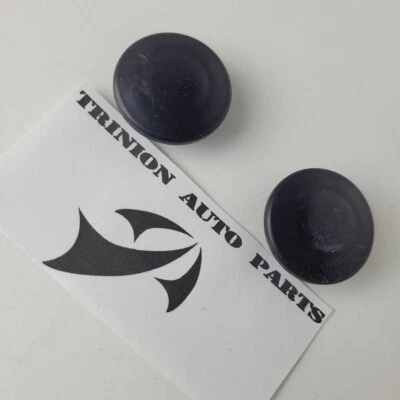 Cadillac Deville 2000-2002 brazo limpiaparabrisas tuerca tapa cubierta negro juego de 2 OEM Foto 1 de 3