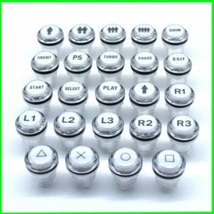 Arcade LED Push Buttons 12V Illuminated Light MAME JAMMA Video Game Start COIN X - Picture 1 of 134