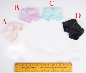 K6-02-3 Arten von 4 1:6 Maßstab Kunstleder Shorts Modell für 12" Damen PH TBLeagu