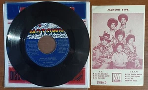MICHAEL JACKSON / JACKSON 5 DANCING MACHINE PANAMA ORIG. 7" WITH CARD MOTOWN 45 - Picture 1 of 4