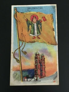 1910-11 ATC Flags of all Nations Tobacco T59 Scrap Iron Red Back Munich MÜNCHEN - Bild 1 von 2