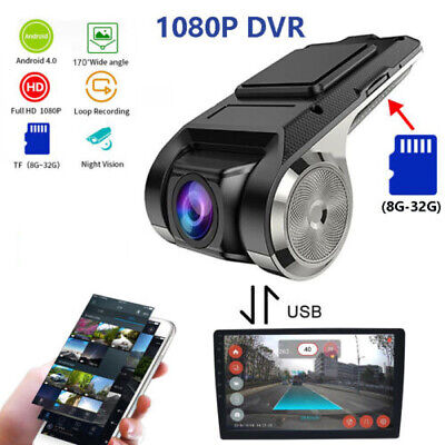 Auto DVR Kamera HD 1080P Video Registrator USB Nachtsicht Dash Kamera Dash Cam • 19.58€
