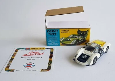 Corgi Model Club No. 330, Porsche Carrera 6 Superb Mint Condition - Image 1 of 4