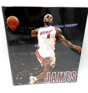 Raro cuaderno escolar Lebron James Miami Heat carpeta de 3 anillas - Imagen 1 de 5