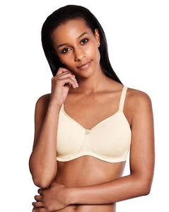 Amoena Mastectomy Bra Mara Pocketed T Shirt Bra - Off White - Picture 1 of 4
