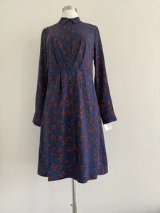 NEW THAKOON COLLECTIVE BUTTON UP FLORAL PLEATED DRESS SIZE  10 - Picture 1 of 11