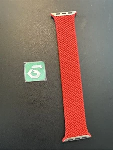 Apple Watch Braided Solo Loop 40mm (38/41) Genuine OEM 2020 (PRODUCT) Red Size 4 - Picture 1 of 7
