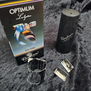 Vandoren Alto Clarinet Ligature Optimum LCO3P Silver - Used, Minor Flaws - Picture 1 of 7