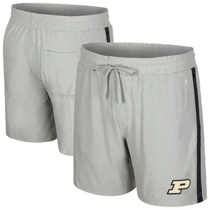 Men's Colosseum Gray Purdue Boilermakers Mac Shorts - Picture 1 of 3
