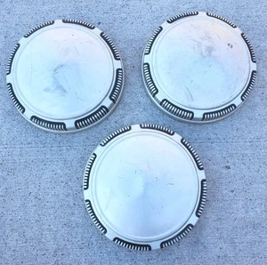 VTG 68-74 MOPAR Dog Dish Hub Caps 9" Lot of 3 Dodge Plymouth Chrysler 1968-1974 - Picture 1 of 7