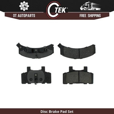 Para Chevrolet K1500 1988-91 camioneta de cabina estándar | Pastillas de freno de disco delanteras centradas Foto 1 de 4