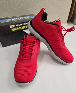 Skechers Men's Summits Torre Red Black Shoes Sz 12 Running Walking Memory Foam - Picture 1 of 13
