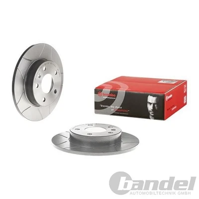 2X BREMBO DISQUES DE FREIN 264Mm FENDUS PLEINS ARRIÈRE COMPATIBLE AVEC CHEVROLET - Photo 1/2