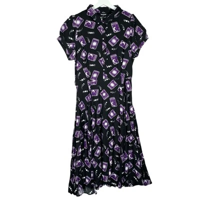 ModCloth X Collectif Mary Grace Tarot Baraja Vestido Columpio XL Bruja Gótico Foto 1 de 4