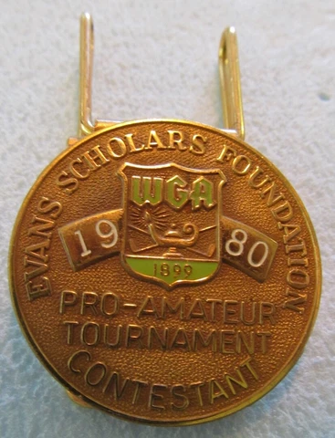 CONTESTANT MONEY CLIP WESTERN GOLF ASSOCIATION WESTERN OPEN 1980-EVANS SCHOLARS Cover
