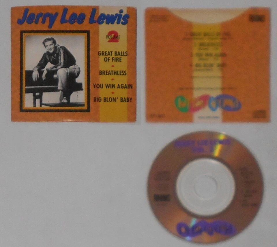 Jerry Lee Lewis - Great Balls of Fire ep  - U.S. 3" cd and cover Foto 1 de 1