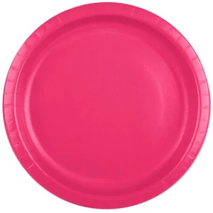CEG Paper Banquet Plates, Hot Magenta (50177B) - Picture 1 of 3