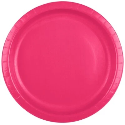 CEG Paper Banquet Plates, Hot Magenta (50177B) - Image 1 of 3