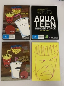 Aqua Teen Hunger Force : Volume 1 & 2 (DVD, 2000) Animation Region 4 - Picture 1 of 11
