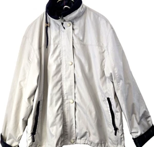 Mulberry Street Chore Barn Coat Women's L Full Zip Snaps Plaid Flip Cuffs VTG - Picture 1 of 12