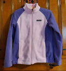 COLUMBIA Fleece Kids Jacket Purple/Pink  and Black , Zip Up