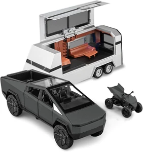Cybertruck Diecast Metal Toy Trucks with Lights and Sounds, Cybertruck Toy 1/32 - Picture 1 of 7