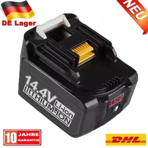 8,0Ah Für Makita Akku 14.4V BL1430 BL1430B BL1415 194066-1 194065-3 Li-ion DE - Bild 1 von 12