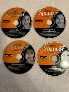 Instant Immersion Spanish Advanced - (PC 2002 Topics Ent) FOUR CD'S ONLY!!! - Picture 1 of 1