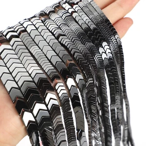 Arrow Black Natural Hematite Loose Spacer Beads for Jewelry Making DIY Bracelets - Picture 1 of 16