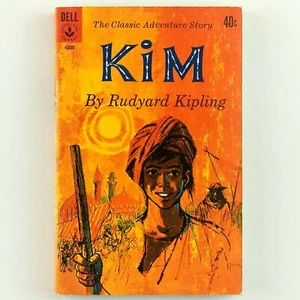 Kim by Rudyard Kipling Classic Vintage 1965 Printing Dell Laurel - Imagen 1 de 1