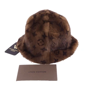 LOUIS VUITTON Mink Mustela Vison 412005 Nerz Pelz RAR Luxus Designer Hut / Mütze - Bild 1 von 11