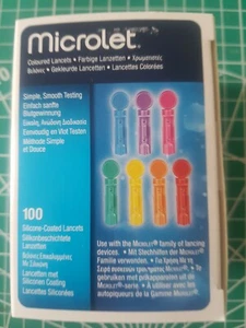 Ascensia Microlet (Blood testing Lancets) 28 G lancets - Pack of 100 - Picture 1 of 3