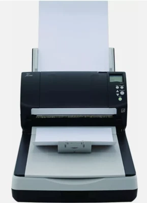 FUJITSU FI-7260 FAST 60PPM COLOR DOCUMENT ADF & FLATBED A4 SCANNER WITH ADF TRAY - Image 1 of 4