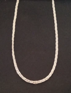 Taxco Sterlingsilber geflochten 20" Halskette - Bild 1 von 3