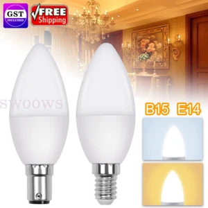 6x / 12x E14 B15 LED Candle Light Bulbs 3W SES SBC Energy Saving Bulb NEW - Picture 1 of 20