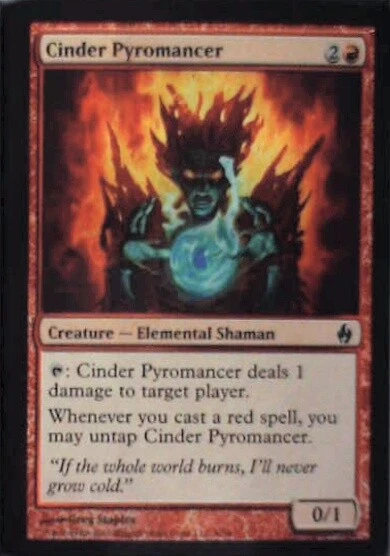 Cinder Pyromancer - Premium Deck Series: Fire and Lightning: #9 - Foil Nm R247 - Image 1 of 1