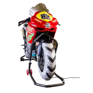 BIKETEK TYRE WARMERS 120/70-17 (Front) 180/55-17 (Rear) UK 3 PIN PLUG SUPERBIKES - Picture 1 of 1