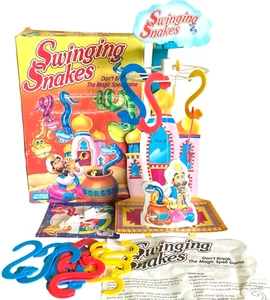 Gioco da tavolo Swinginging Snakes vintage 1993 Parker Brothers 100% completo con orig instr - Foto 1 di 21