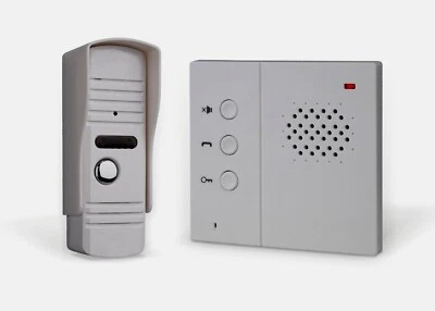 Komplette Tür Sprechanlage für ein 1 Familien Haus 2 Draht Technik Smartwares - Bild 1 von 2