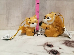 MINIATURA SCIMPMUNK QUADRATI DECORAZIONE ALBERO DI NATALE ADATTO/PER FIGURE KURTS LEGGERE - Foto 1 di 8