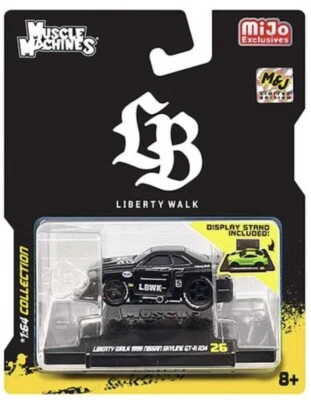 MUSCLE MACHINES LBWK 1999 NISSAN SKYLINE GT-R R34 SUPER SILHOUETTE - Image 1 of 4