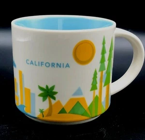 2013 Starbucks You Are Here Collection Coffee Mug Cup 14oz California - Picture 1 of 5