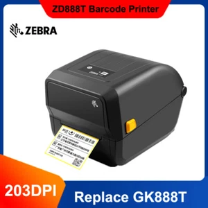Zebra ZD888T Thermal Transfer Barcode Sticker Label Printer USB Replace GK888T - Picture 1 of 11