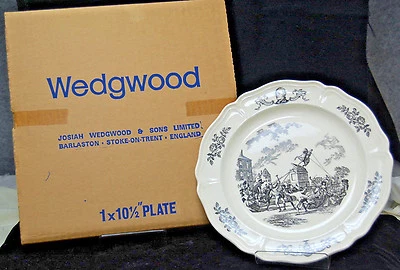 Placa Wedgwood Nueva York 200 Aniversario 11º Estado 1976 en Caja S6954 Foto 1 de 4