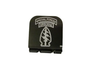 Airborne / Special Forces Tab & Patch Laser Etched Aluminum Hat Clip Brim-it - Picture 1 of 9